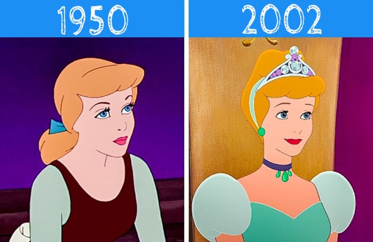 cenicienta antes y después