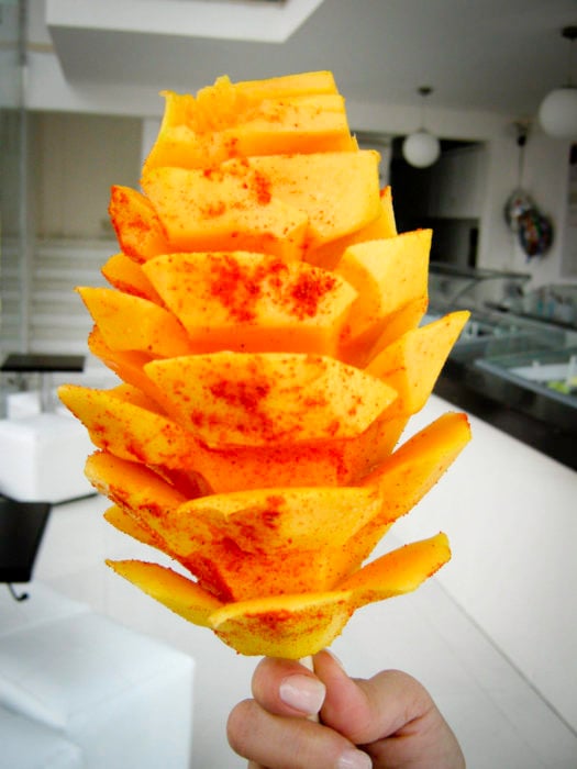 mango con chile