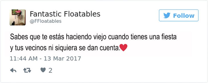 tuit sobre hacer una fiesta de la que tus vecinos no se dan cueta