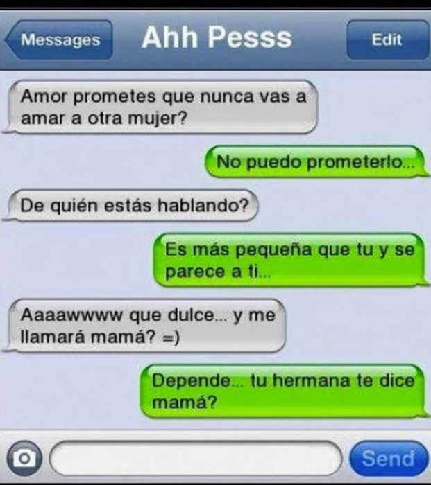 conversasión entre hombre y mujer, él la engaña con su hermana