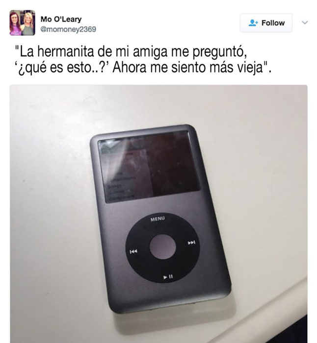 tuit sobre un iPod