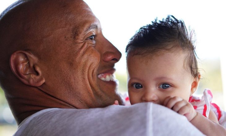 Dwayne Johnson y su hija