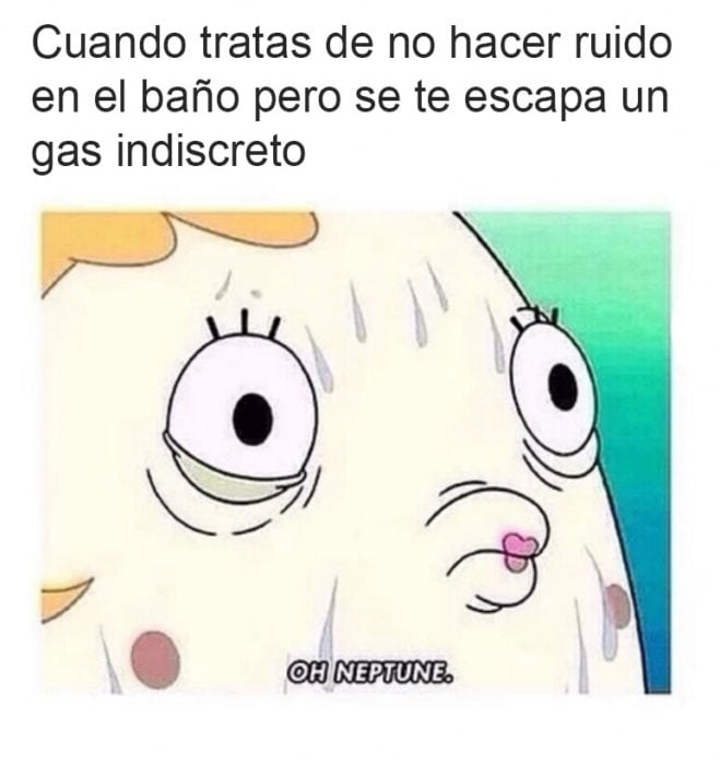 señorita puff cuando no uieres hacer ruido en el baño