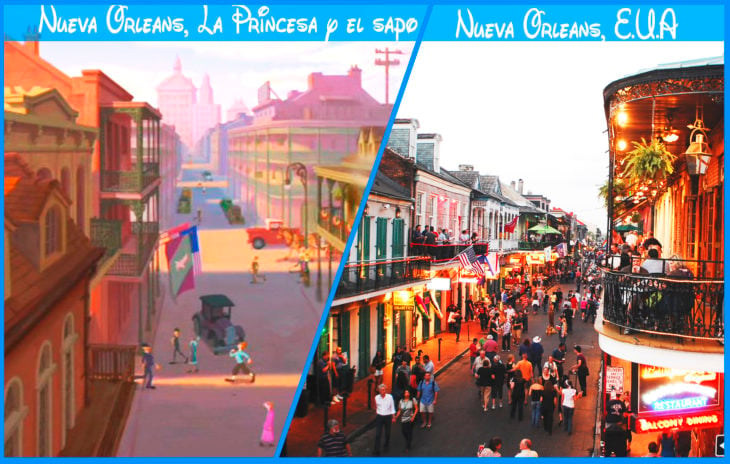 nueva orleans real y de disney