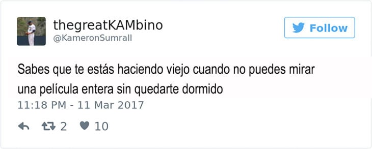 tuit sobre no dormirte en la película