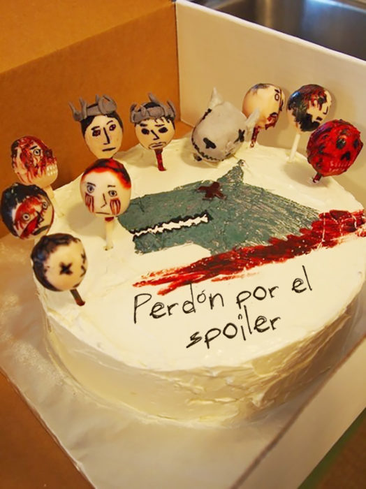 pastel de disculpas de game of thrones 