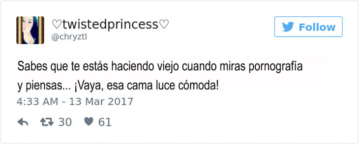 tuit sobre ver porno cuando eres viejo