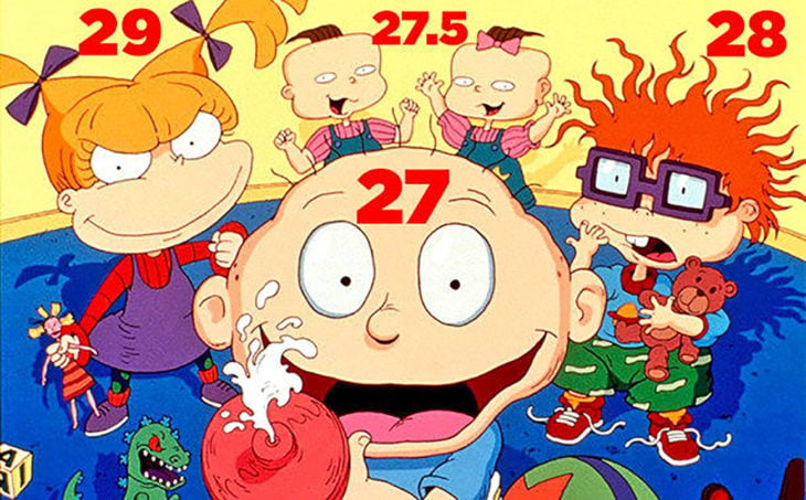 rugrats con sus edades