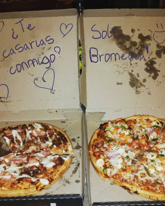 pizas para pedir matrimonio