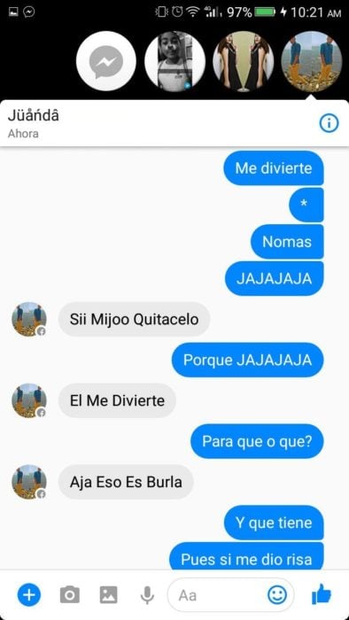 me divierte discusión inbox