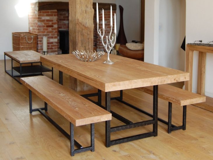 mesa brillo madera