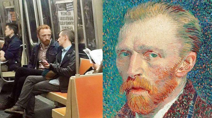 Van Gogh en el transporte público