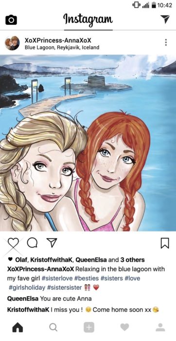 Anna y Elsa actual