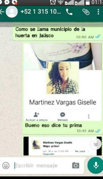 Chantaje WhatsApp - tu prima.