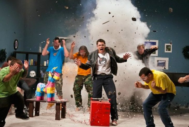 jackass chicos jugando 