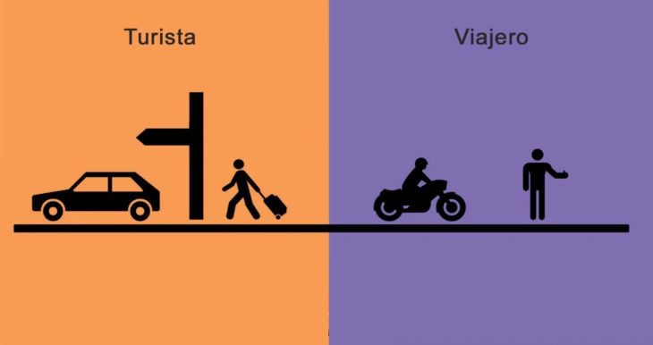 diferencias turistos y viajero transportes 