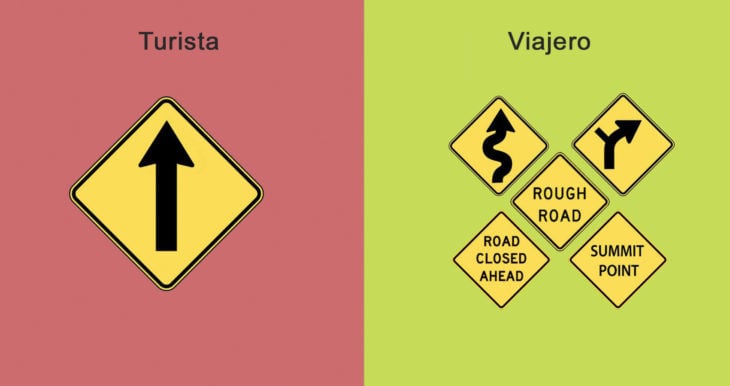 diferencia viajeros y turistas camino 