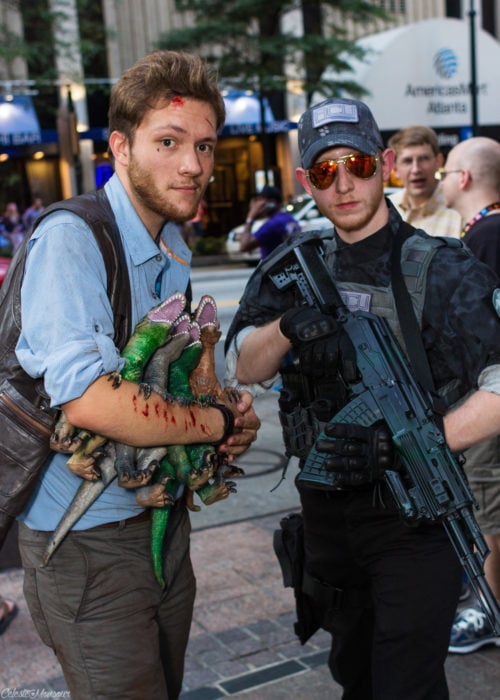 Chris Pratt cosplay jurassic world