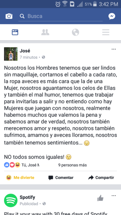 HOMBRES LINDOS SIN MAQUILLAJE