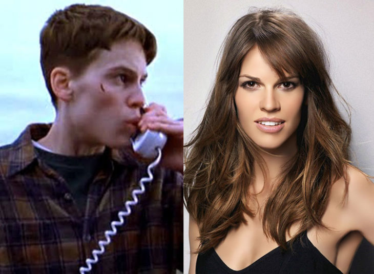 Hillary Swank transformación película