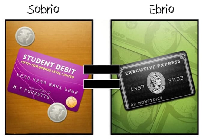 confundes la tarjeta de credito 