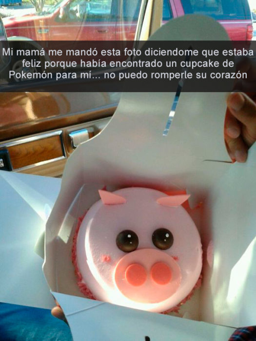 Mamá cupcake cerdito 