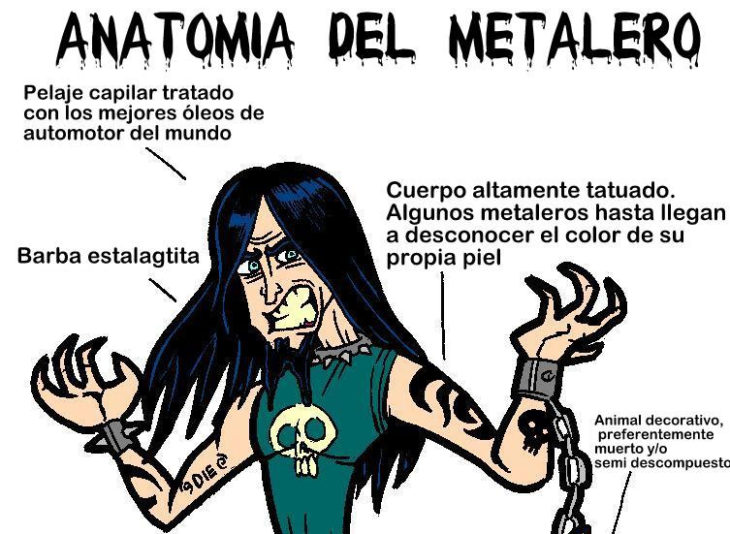 metalero anatomía