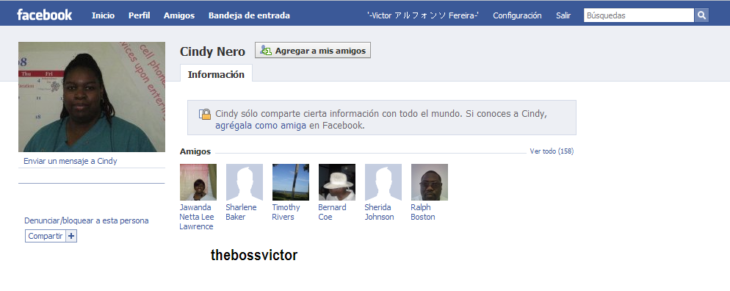 Nombres graciosos facebook - cindy nero