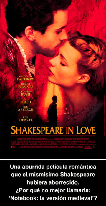 Crítica cruel Shakespeare in Love