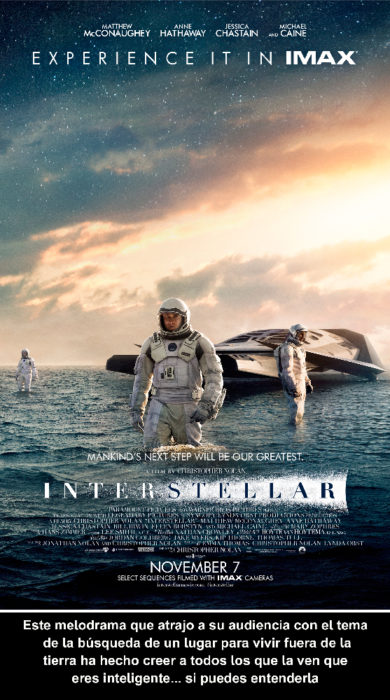 Crítica cruel Interstellar