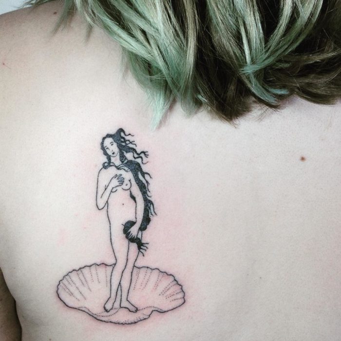 el nacimiento de venus tatuaje