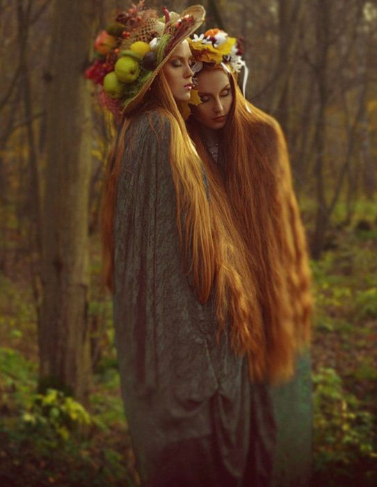 Gemelas con el cabello más largo de todos