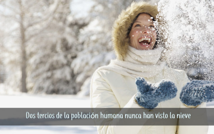 personas en la nieve