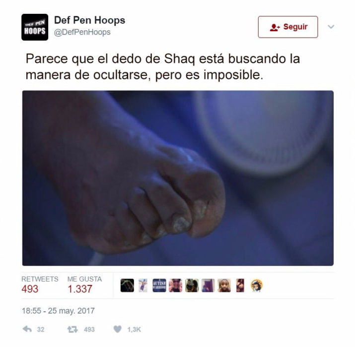 dedo de shaq