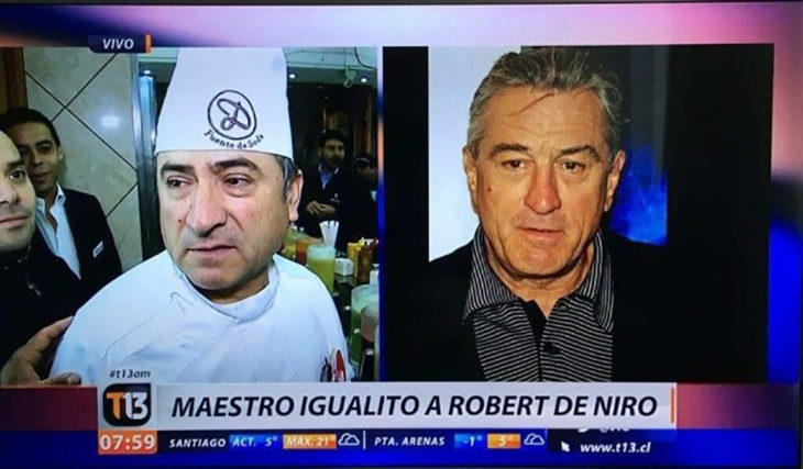 noticia sobre un maestro que se parece a robert de niro