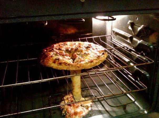 pizza estilo bomba nuclear