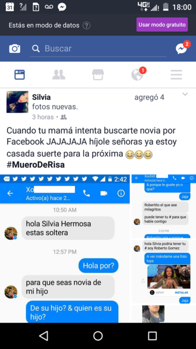 Cuando tu mamá te busca novia por facebook