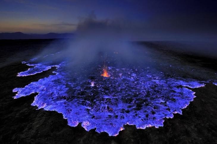 lava azul