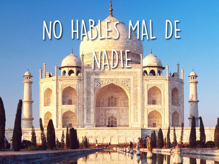 no hables mal 