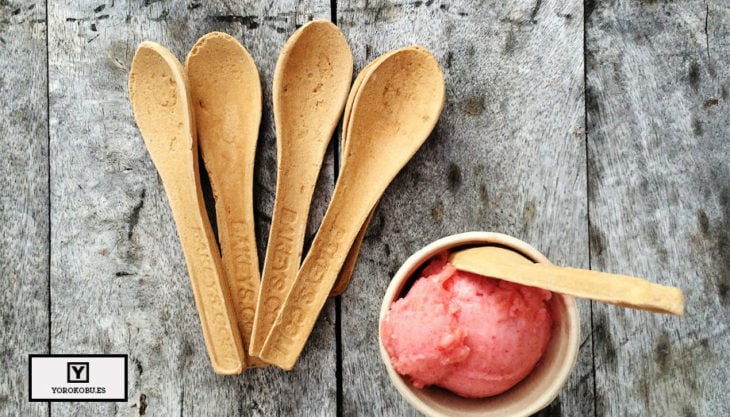 helado cuchara de galleta