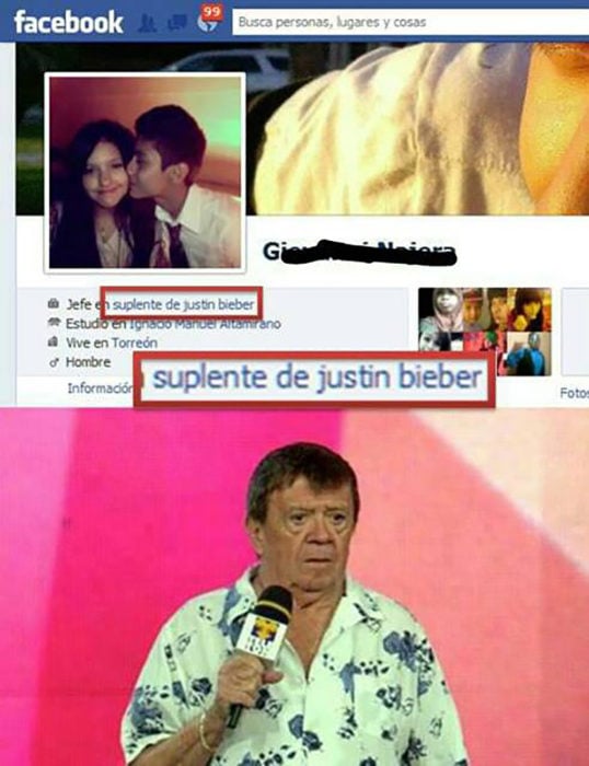 en facebook chico que dice ser el doble de justin bieber