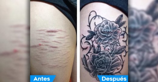 Cover Tatuajes que cubren las cicatrices de una vida difícil