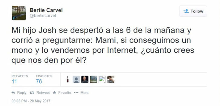 mono internet niño tuit