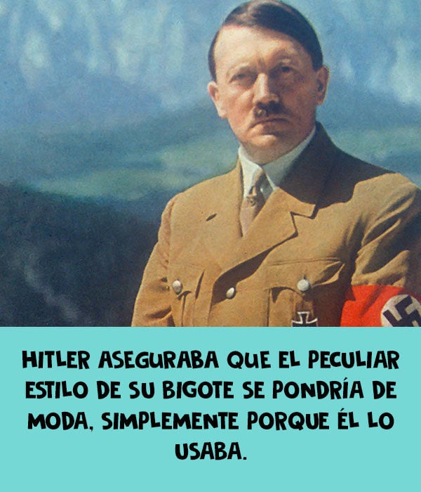 el bigote de Hitler