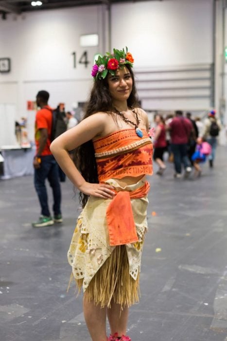 moana cosplay convención