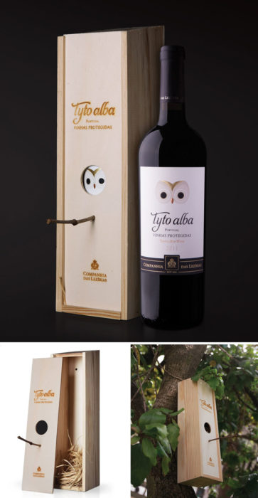 Caja de vino que puede ser usado de aviario