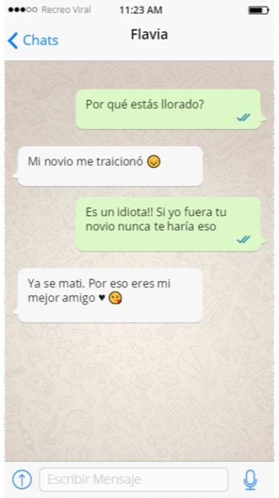 Es enviado a la friendzone por su amiga