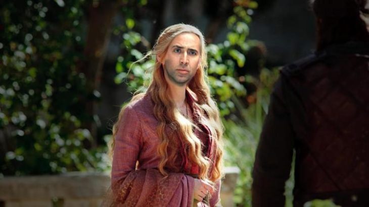 chica de Game of Thrones con PS de Nicolas Cage