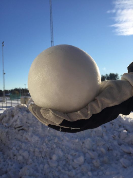 bola de nieve perfecta