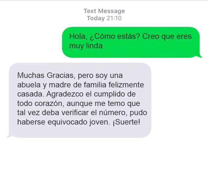 abuela decente mensaje